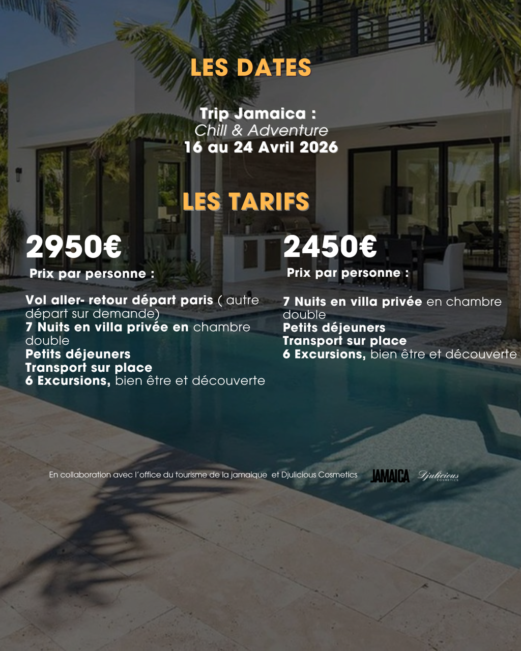 Jamaica chill & découverte - 17 au 24 avril 2026